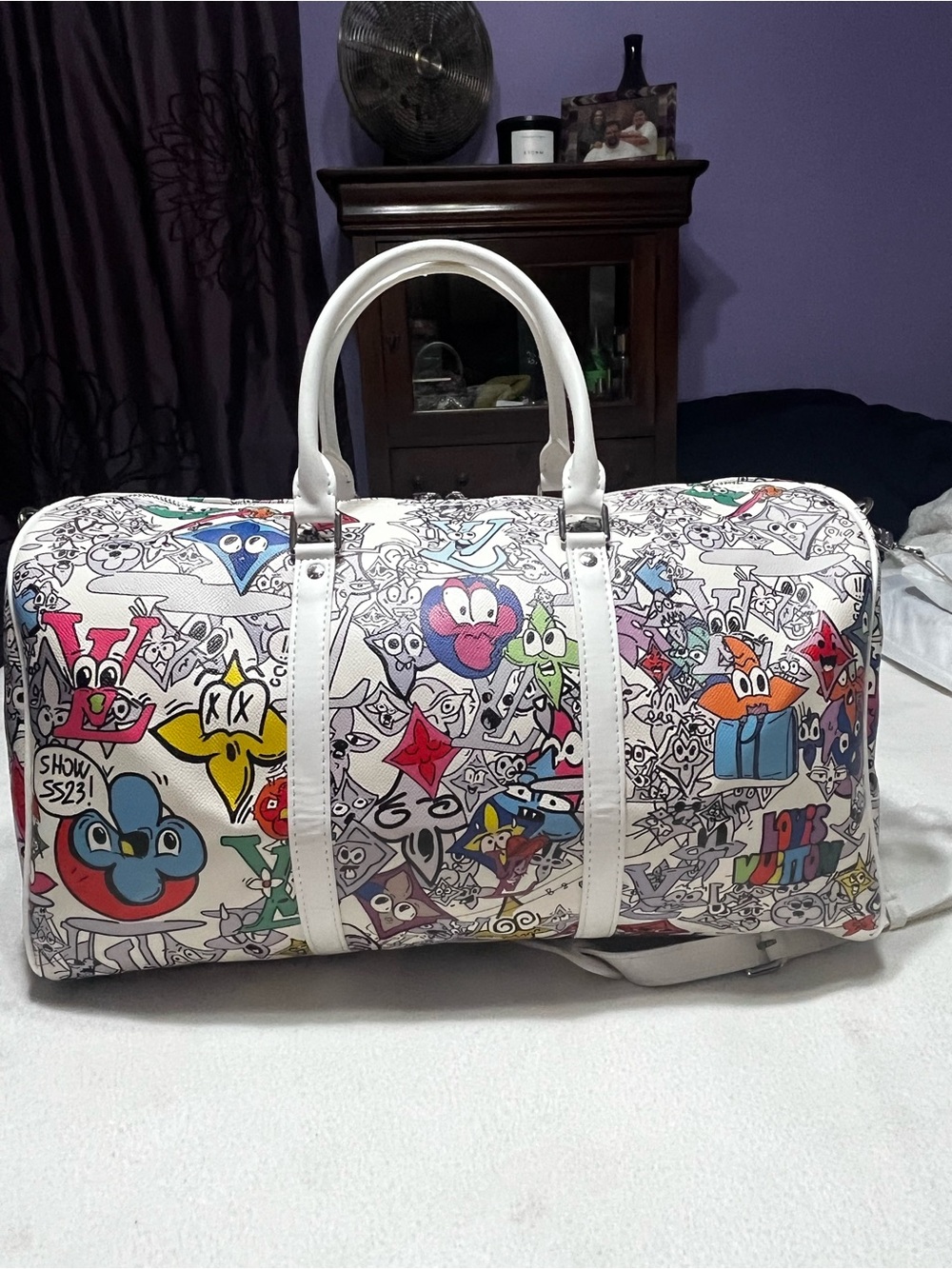 💥 Louis. Vuitton. Comics Keepall. Carry On Large Duffle limited Edition Bag - Picture 9 of 16